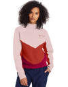 Champion Womens Campus Fleece Mock Neck Crew, L