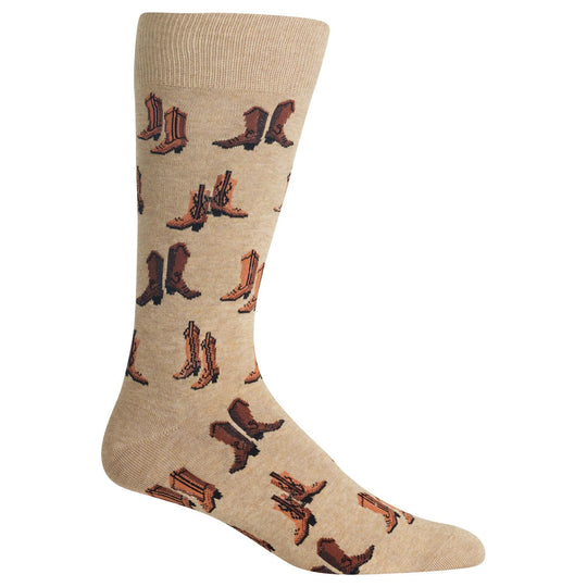 Hot Sox Mens Boots Crew Socks