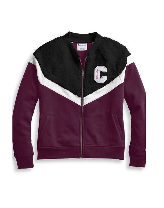 Champion Womens Heritage Sherpa Bomber Jacket