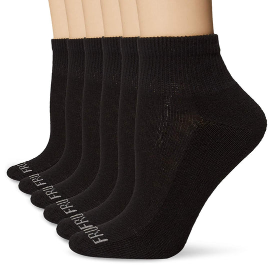 Fruit of the Loom Womens 6 Pair Ultra Soft Cushioned Ankle Socks