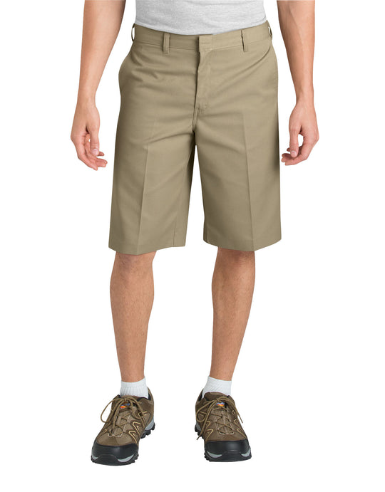 Dickies Boys Adult Sized Classic Fit Flat Front Shorts