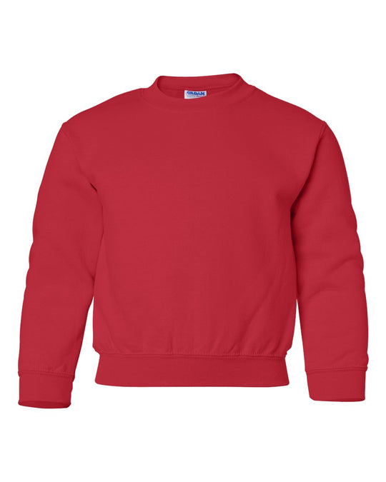 Gildan Youth Heavy Blend Crewneck Sweatshirt, XL, Sport Grey