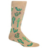 Hot Sox Mens Cactus Crew Socks