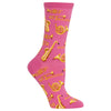 Hot Sox Womens Jazz Instruments Crew Socks