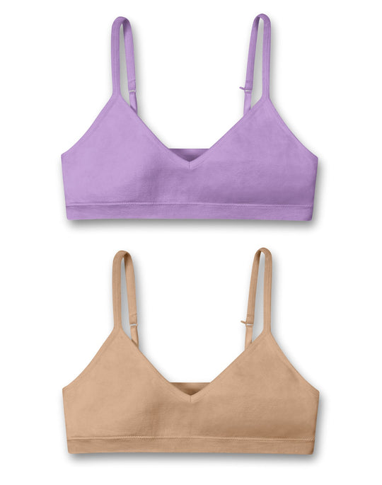 Hanes Girls` Cami Strap Wirefree Bra
