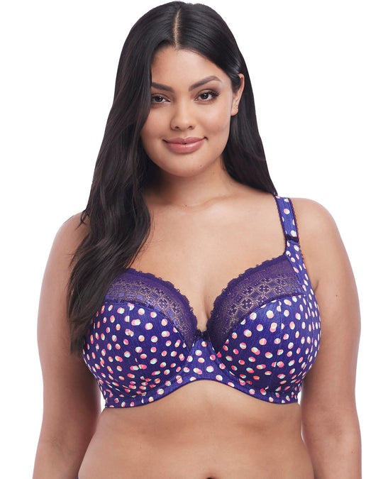 Elomi Womens Kim Banded Stretch Underwire Plunge Bra