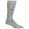 Hot Sox Mens Realtor Crew Socks