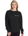 Champion Womens Powerblend Fleece Boyfriend Crew