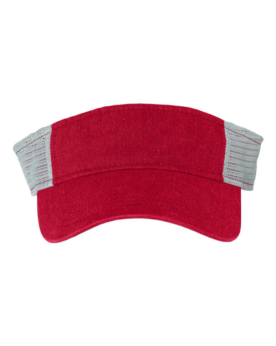 Sportsman Pigment-Dyed Trucker Visor, One Size, Stone/Stone