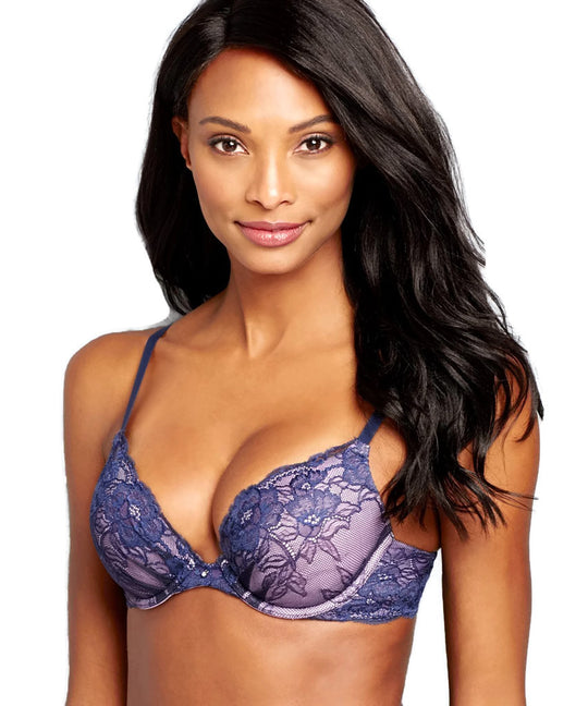 Maidenform Women`s Comfort Devotion Embellished Plunge Push Up Bra