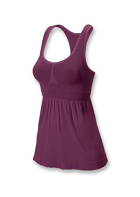 Champion Seamless Empire Long Top with Built-In Sports Bra