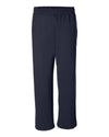 Gildan Mens Heavy Blend Open Bottom Sweatpants, S, Dark Heather