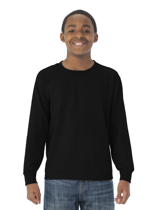 Jerzees Youth DRI-POWER Active Long Sleeve Crew T-Shirt