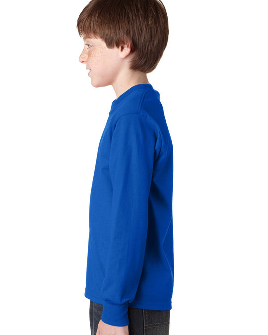 Jerzees Youth DRI-POWER Active Long Sleeve Crew T-Shirt