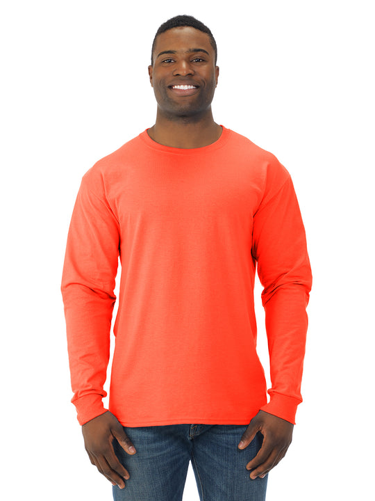 Jerzees Mens DRI-POWER Active Long Sleeve Crew T-Shirt