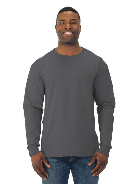 Jerzees Mens DRI-POWER Active Long Sleeve Crew T-Shirt