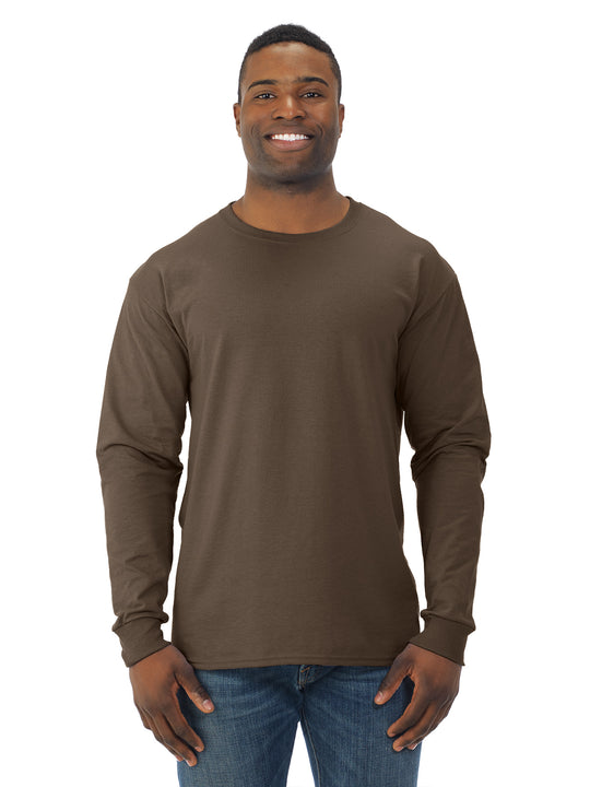 Jerzees Mens DRI-POWER Active Long Sleeve Crew T-Shirt