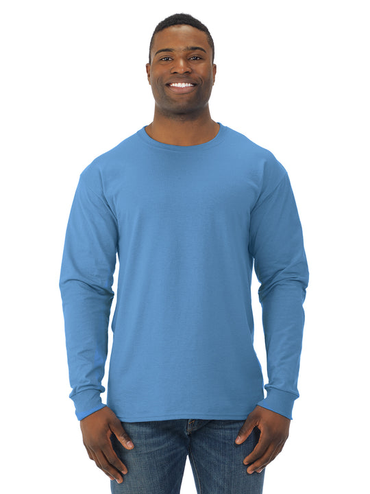 Jerzees Mens DRI-POWER Active Long Sleeve Crew T-Shirt