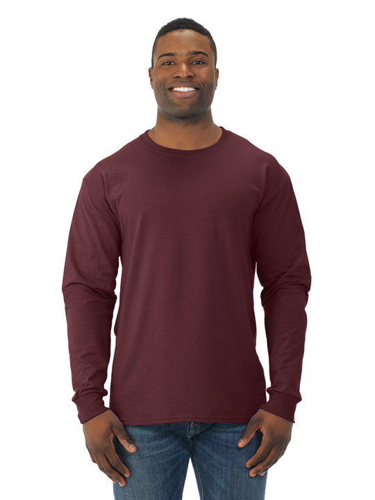 Jerzees Mens DRI-POWER Active Long Sleeve Crew T-Shirt