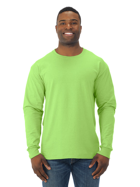 Jerzees Mens DRI-POWER Active Long Sleeve Crew T-Shirt