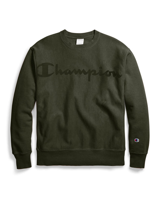 Champion Life Mens Garment Dyed Reverse Weave Crew