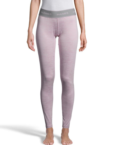 Hanes Womens Heather Baselayer Pant