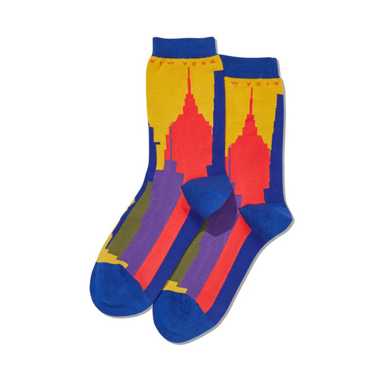 Hot Sox Womens New York Crew Socks