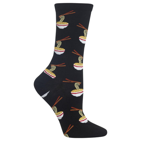 Hot Sox Womens Noodles Crew Socks