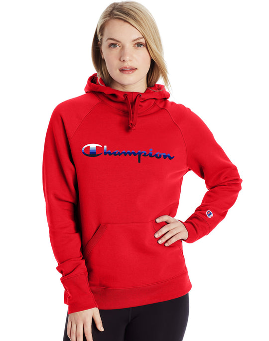 Champion Womens Powerblend Fleece Pullover Hoodie