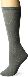 Fruit Of The Loom Womens Dot Crew Sock, Shoe Size 4-10, Black
