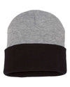 Sportsman 12 Knit Beanie, One Size, Heather/Navy