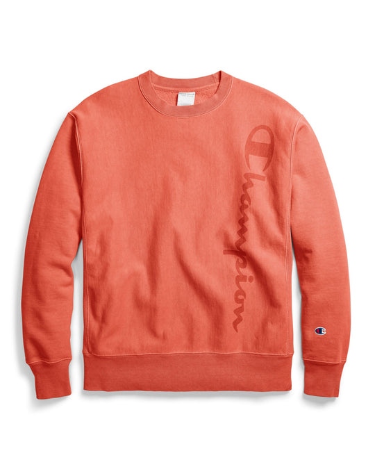 Champion Life Mens Garment Dyed Reverse Weave Crew