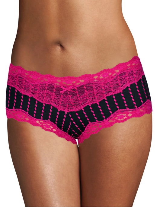 Maidenform Women`s Cheeky Scalloped Lace Hipster