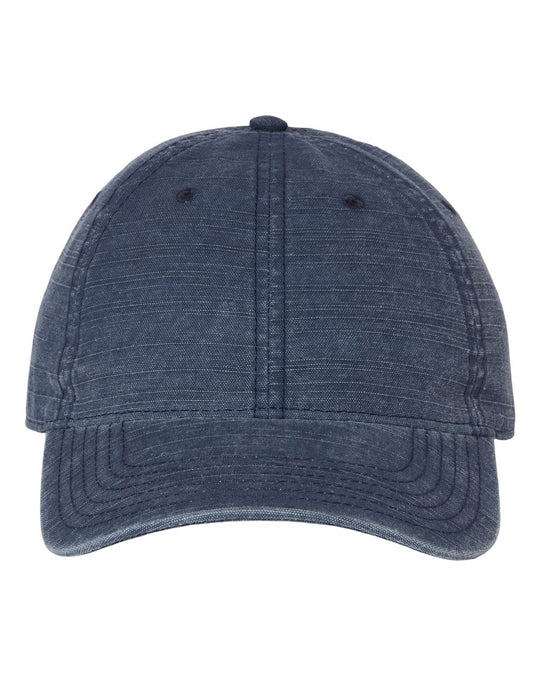 Sportsman Slub Fabric Dad Cap, One Size, Slate