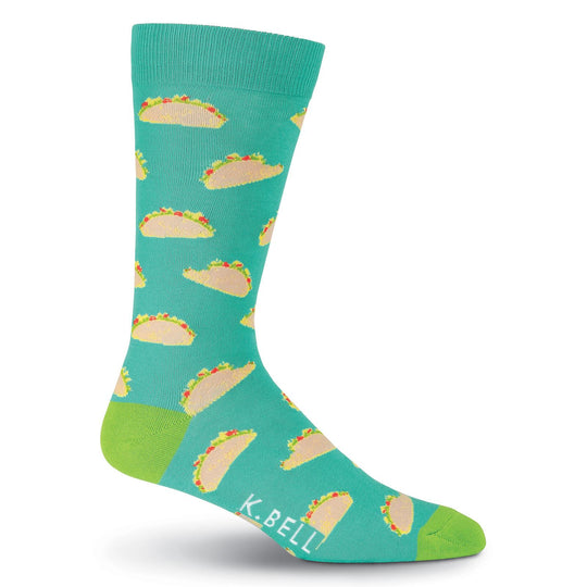 K. Bell Mens Tacos Crew Socks