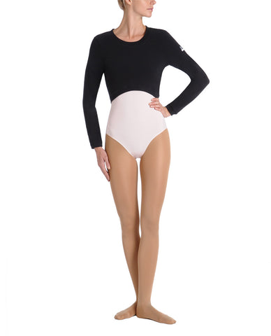 Danskin Women`s Terrylicious Long Sleeve Dance Crop Top