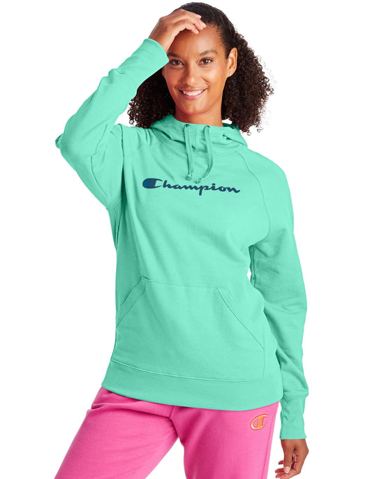 Champion Womens Powerblend Fleece Pullover Hoodie