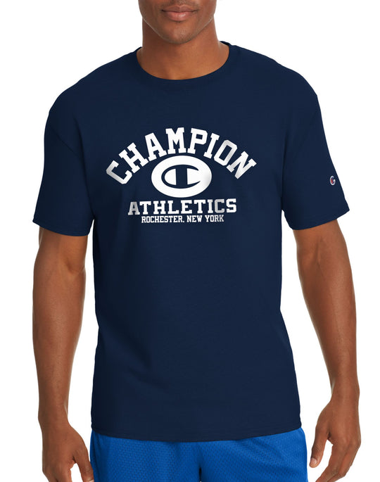 Champion Mens Graphic Short Sleeve Jersey Tee