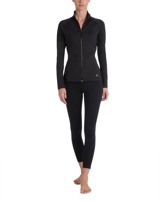 Danskin Women`s Training Laced Up Zip Front Jacket