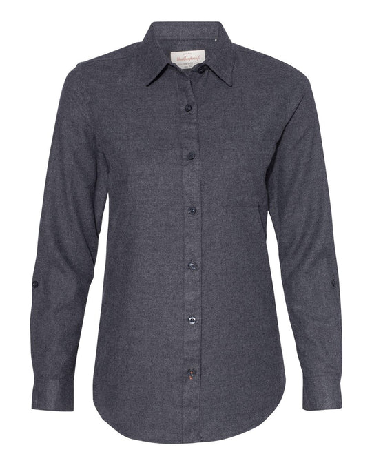 Weatherproof Women’s Vintage Brushed Flannel Solid Shirt W198306, XL