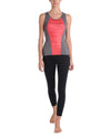 Danskin Women`s Training Flounced Racer Back Tank Top