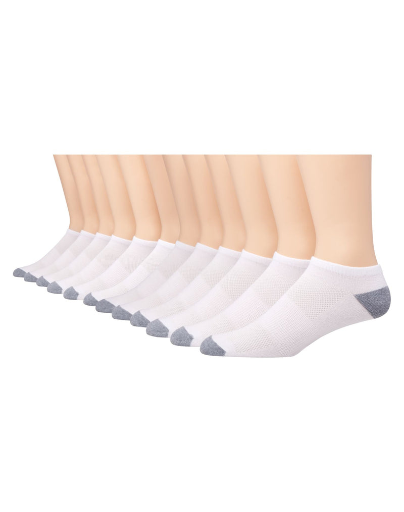 Hanes Mens FreshIQ X-Temp Low Cut Socks 12-Pack