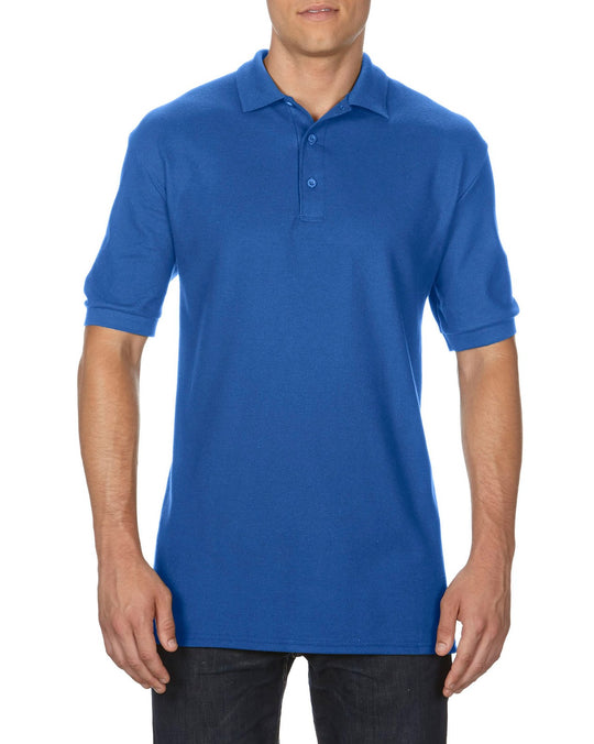 Gildan Mens Premium Cotton Double Piqué Sport Shirt, XL, Red