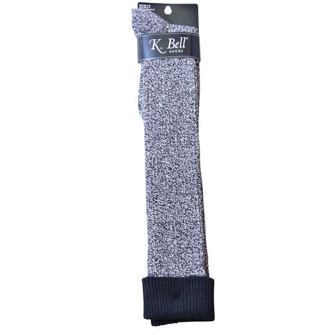 K. Bell Womens Soft & Dreamy Cuff Ribbed Knee High Socks