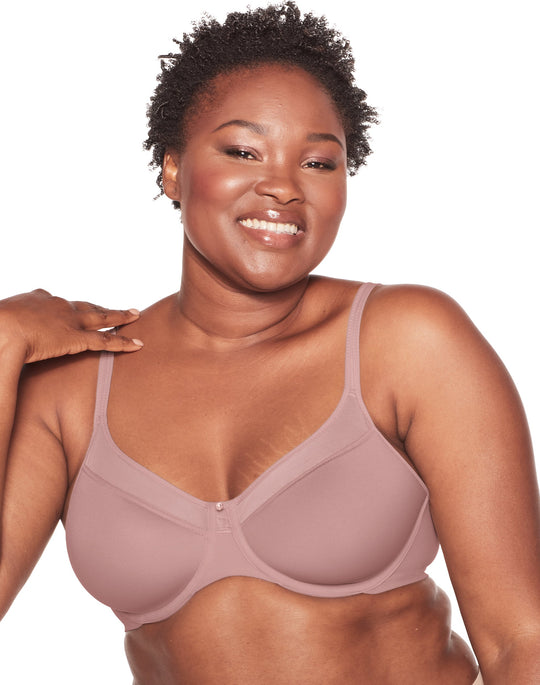 Bali Women`s One Smooth U Ultra Light Illusion Neckline Underwire Bra