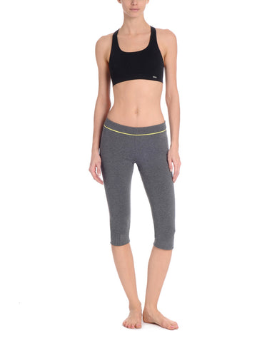 Danskin Women`s Yoga Pin-tuck Posies Legging