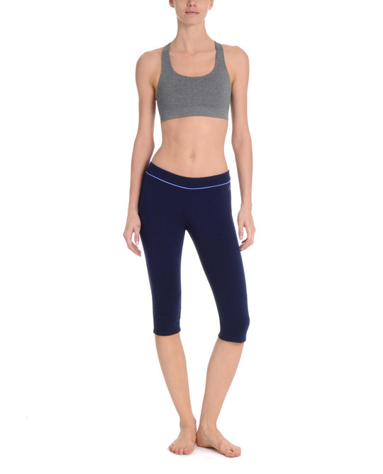 Danskin Women`s Yoga Pin-tuck Posies Legging
