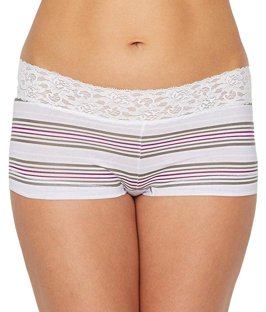 Maidenform Women`s Cotton Dream Boyshort with Lace