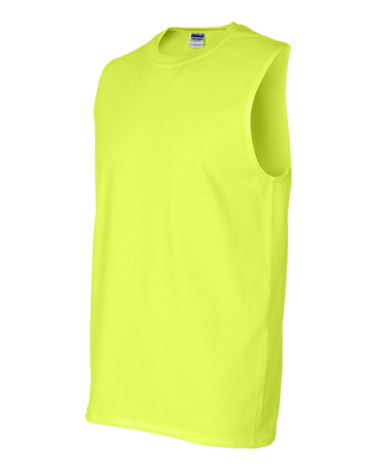 Gildan Mens Ultra Cotton Sleeveless T-Shirt