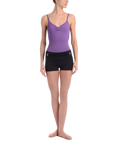 Danskin Women`s NYCB Mesh Detail Dance Short